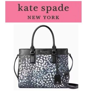 🥂 KATE SPADE Cameron Soiree Dot Med Satchel Bag NWT $369
